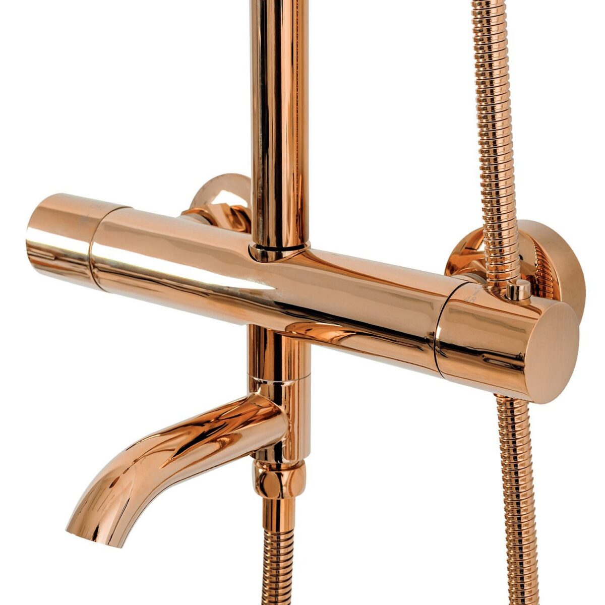 Coloana de dus cu termostat REA Lungo Copper - imagine 1