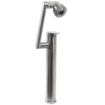 Baterie pentru baie Rea PACO Nickel Brush INOX High - imagine 7