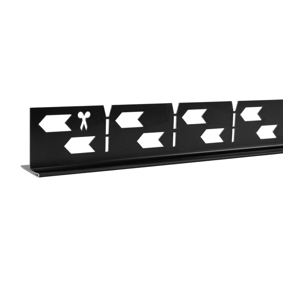 Profil de panta cadita de dus 100cm Black - imagine 2