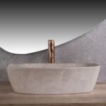 Lavoar pentru blat Rea Freja Beige - imagine 3