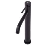 Robinet pentru lavoar Rea  CLIF BLACK MAT HIGH - imagine 4