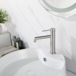 Baterie pentru baie Rea Foss Nickel Brush Low - imagine 7