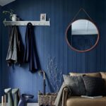Oglinda rotunda cu rama din lemn LOFT D.Brown 50 cm - imagine 5