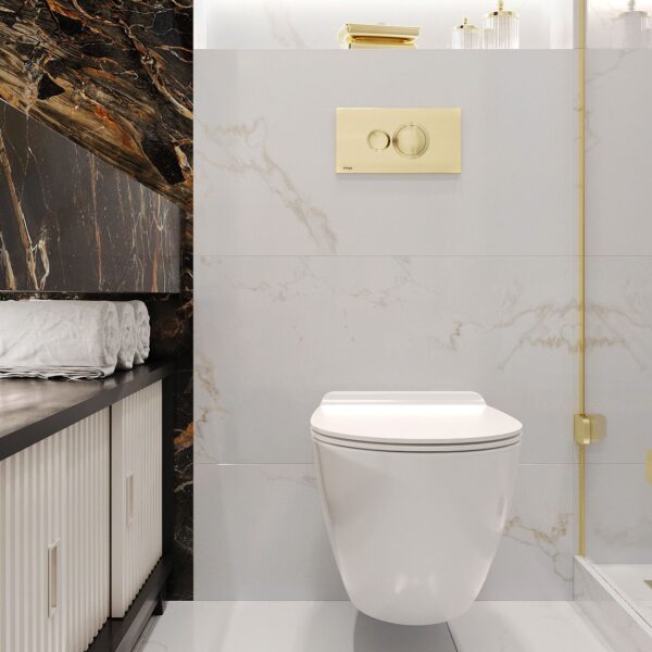 Vas WC suspendabil Rea Carter 24cm N2 Rimless
