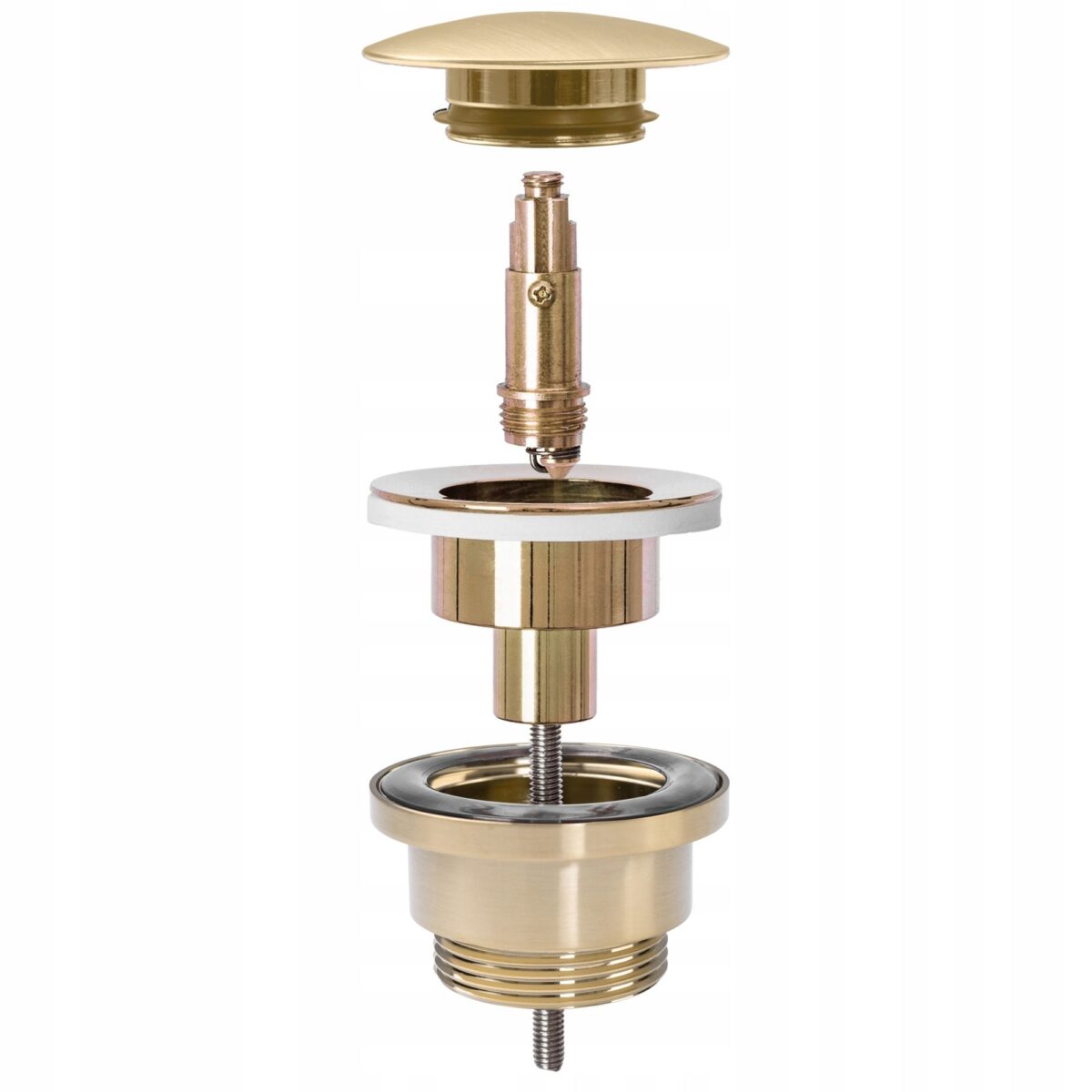 Dop universal pentru lavoar click-clack Rea Auriu MAT - imagine 1