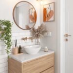Lavoar pentru blat Rea Sofia mini white Alb - imagine 3