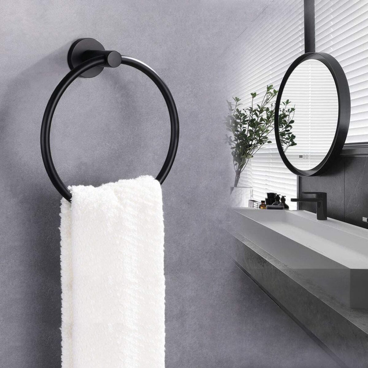 Cuier de baie black 332915A MIST 05 - imagine 2