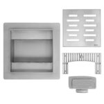 Rigola dus REA LINE Nickel Brush  12x12 - imagine 3