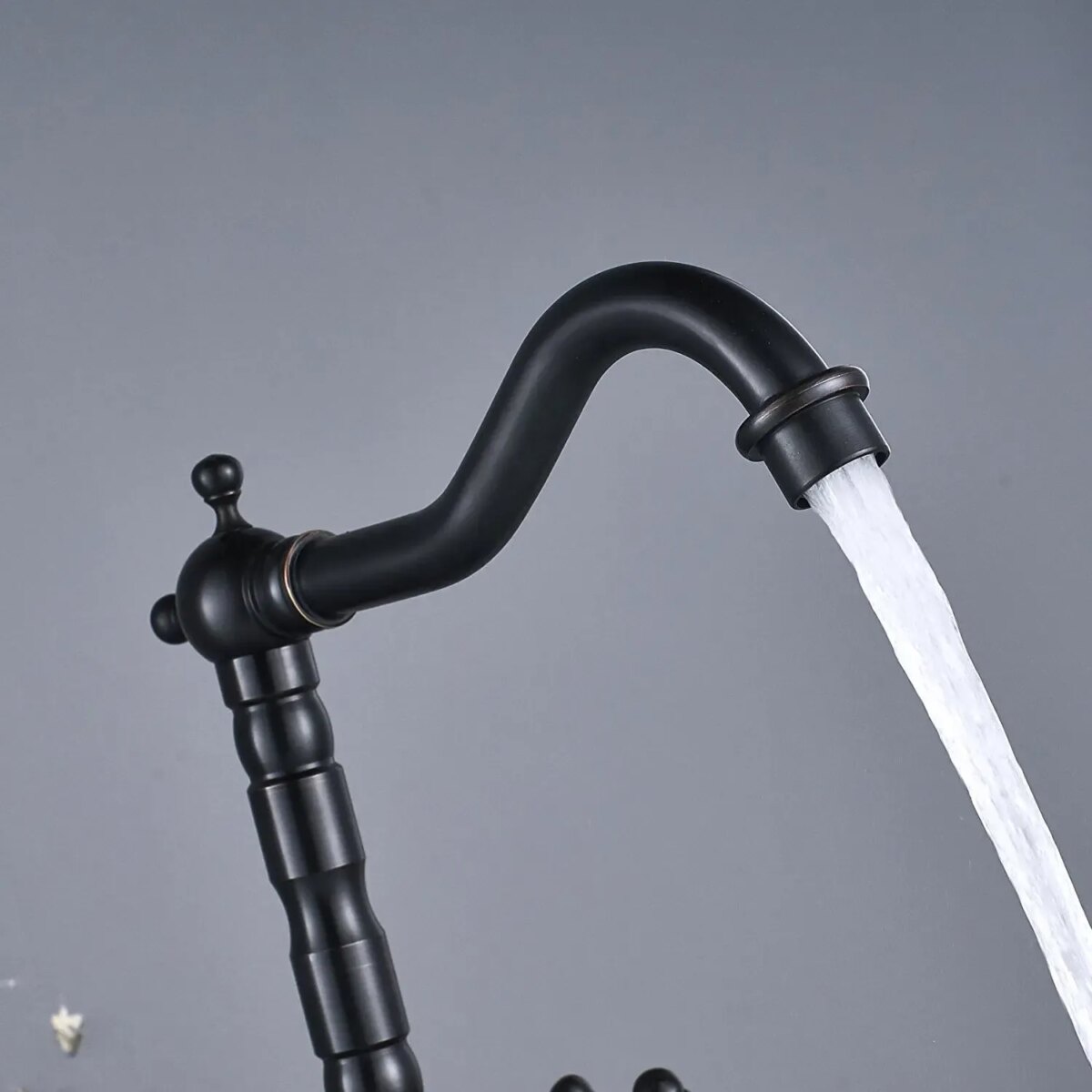 Baterie pentru baie / de bucătărie Rea Rustico Old Black - imagine 3