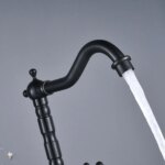 Baterie pentru baie / de bucătărie Rea Rustico Old Black - imagine 3