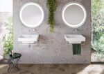 Oglindă LED 60cm MMJ BRUSH SILVER - imagine 7