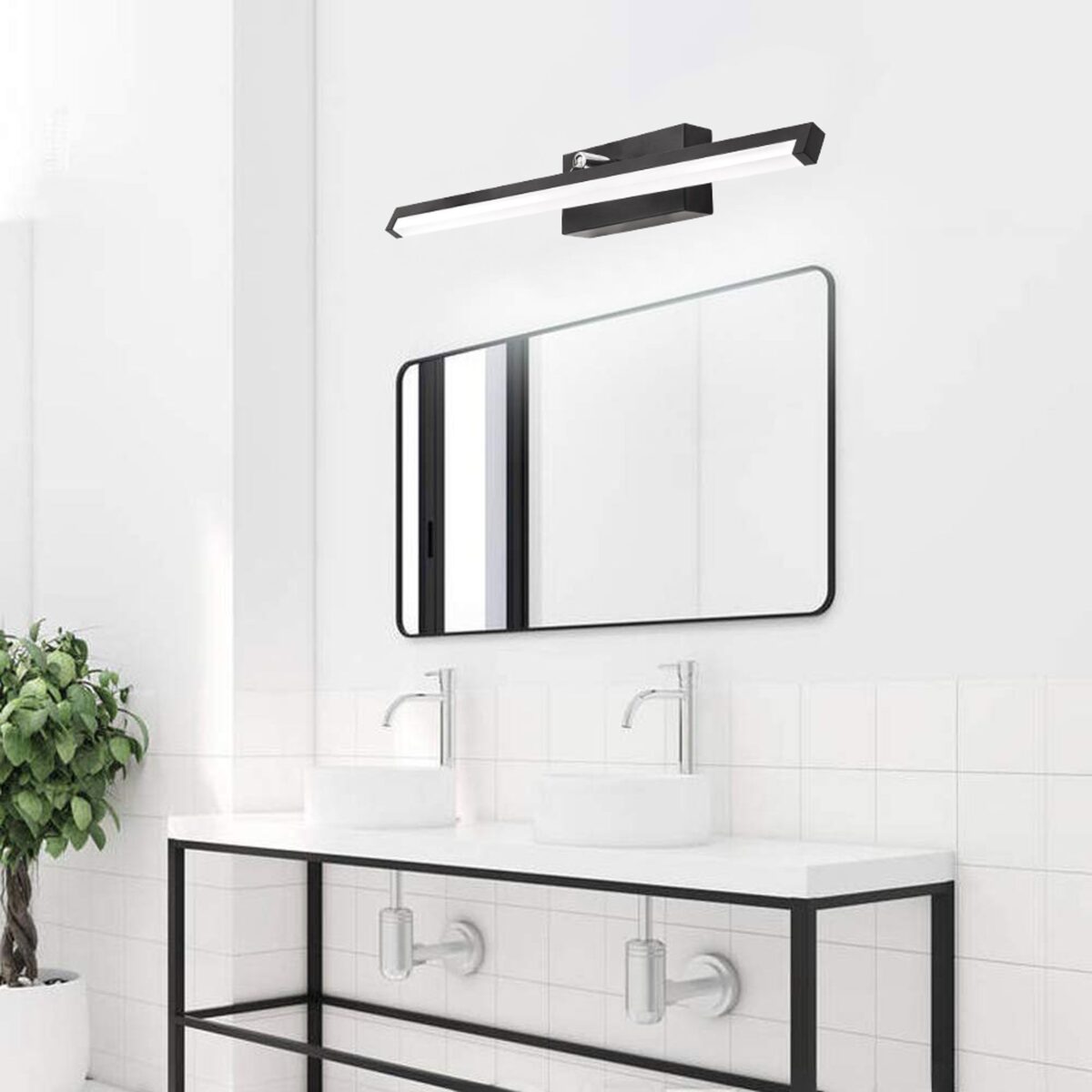 APLICA de baie LED pentru oglinda 12W 50CM APP373-1W negru - imagine 3
