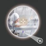 Oglindă LED 60cm ROUND BLUETOOTH - imagine 6