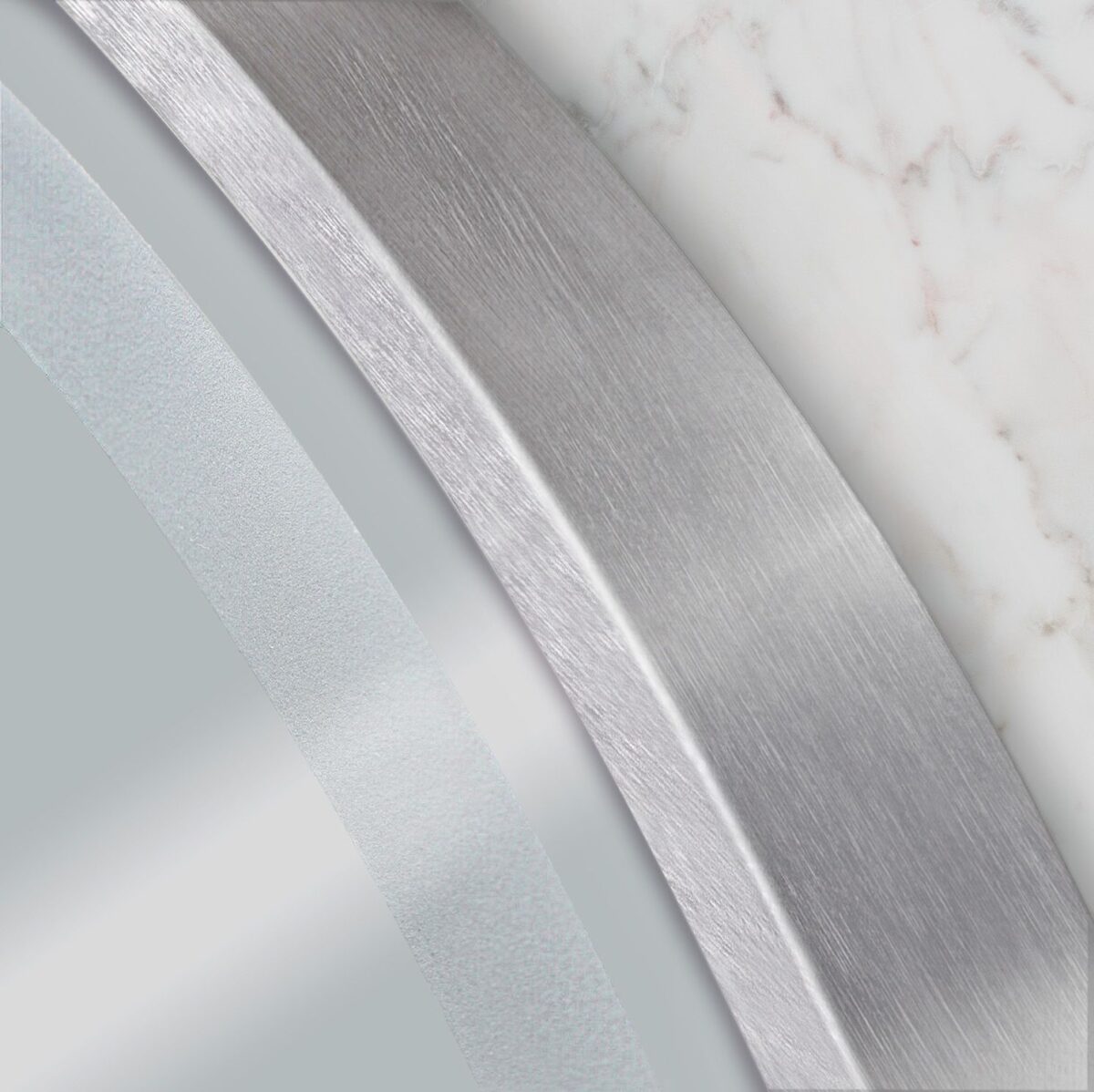 Oglindă LED 80cm MMJ BRUSH SILVER - imagine 5