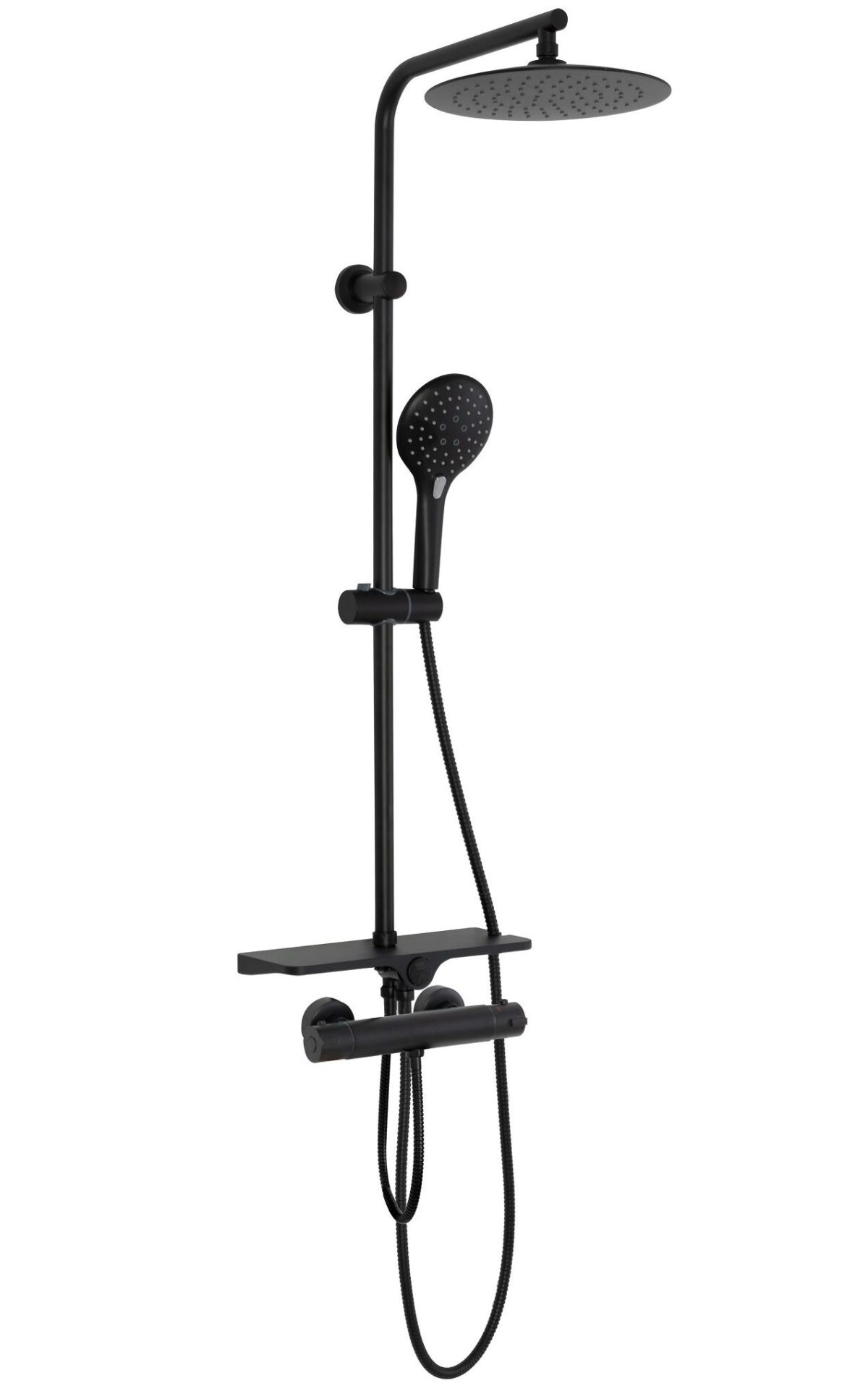 Set de dus cu termostat Rea MIKE Black - imagine 1