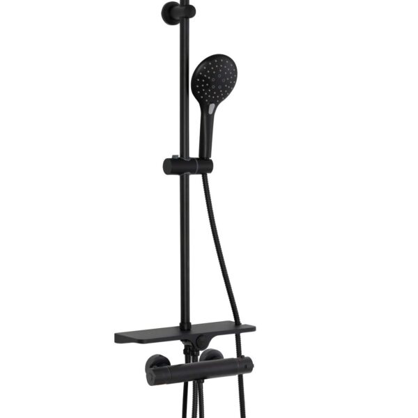 Set de dus cu termostat Rea MIKE Black