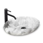 Lavoar pentru blat Rea Roxy C Stone L.GREY