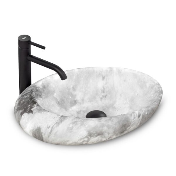 Lavoar pentru blat Rea Roxy C Stone L.GREY