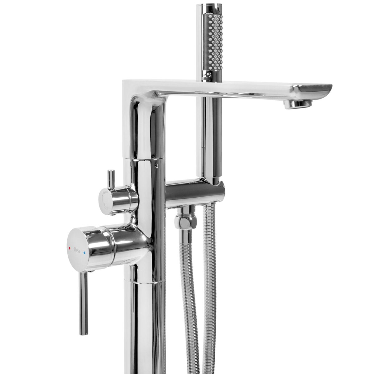 Baterie de podea Rea Flores Chrome - imagine 1