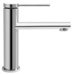 Baterie pentru lavoar REA OVAL CHROM low - imagine 3