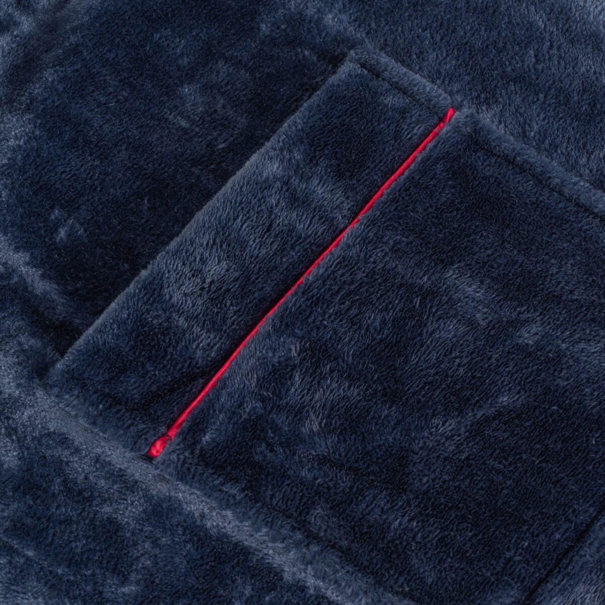 Halat de baie Roger Navy Red Men m - imagine 6