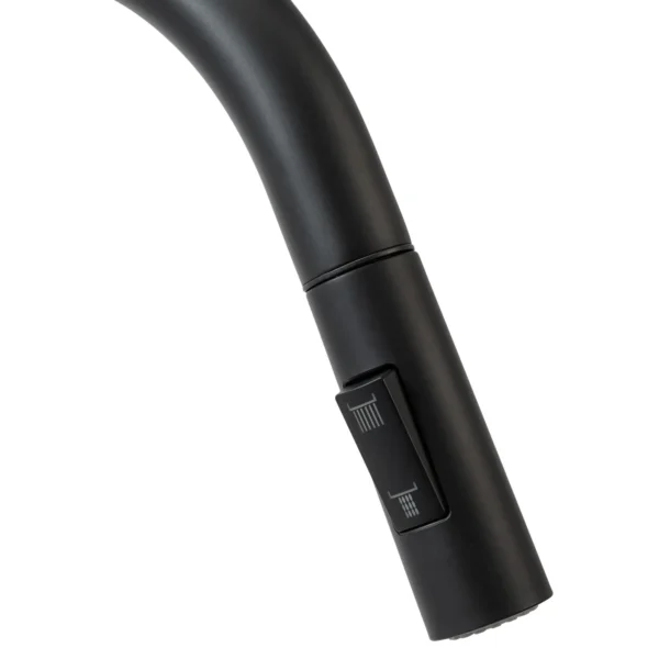 Cap cu aerator pentru baterie de bucătărie REA Fresh Black