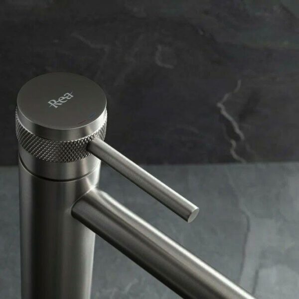 Baterie pentru baie Rea Lungo Grip Gun Grey high