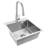 Chiuvetă inox Leo 40 BRUSH NICKEL - imagine 4