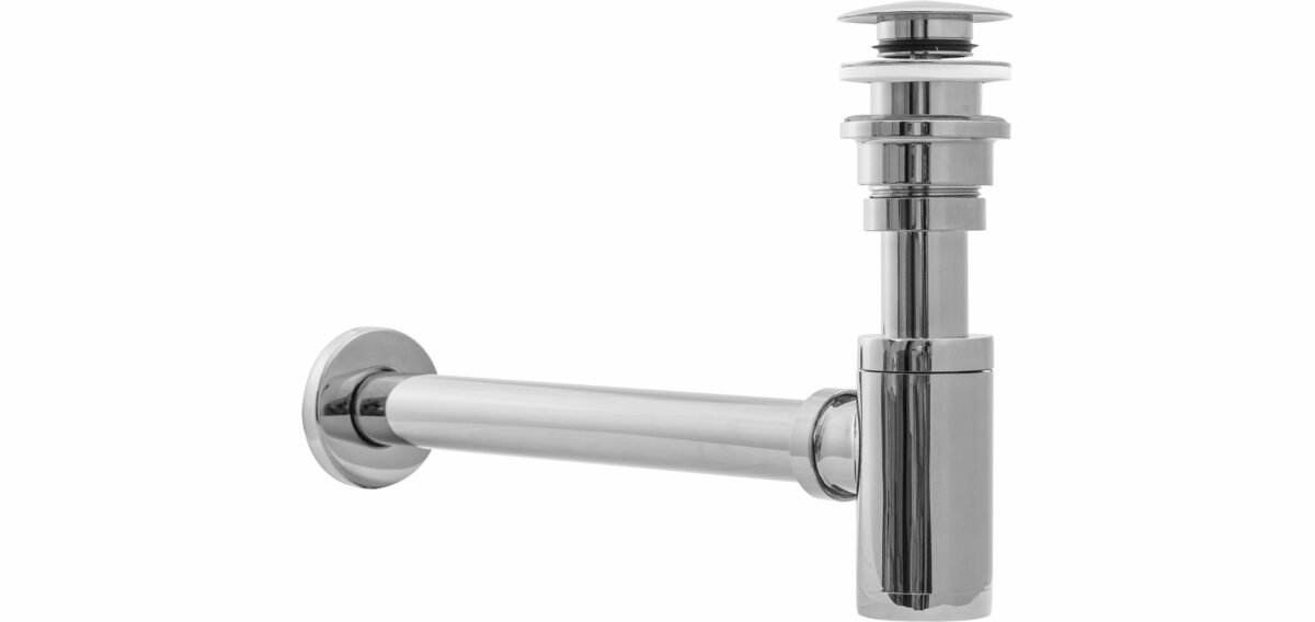 Sifon pentru lavoar Klik-Klak universal Crom - imagine 3