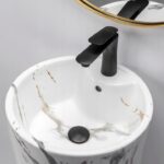 Lavoar freestanding de sine stătător Blanka Marble Marmura - imagine 7