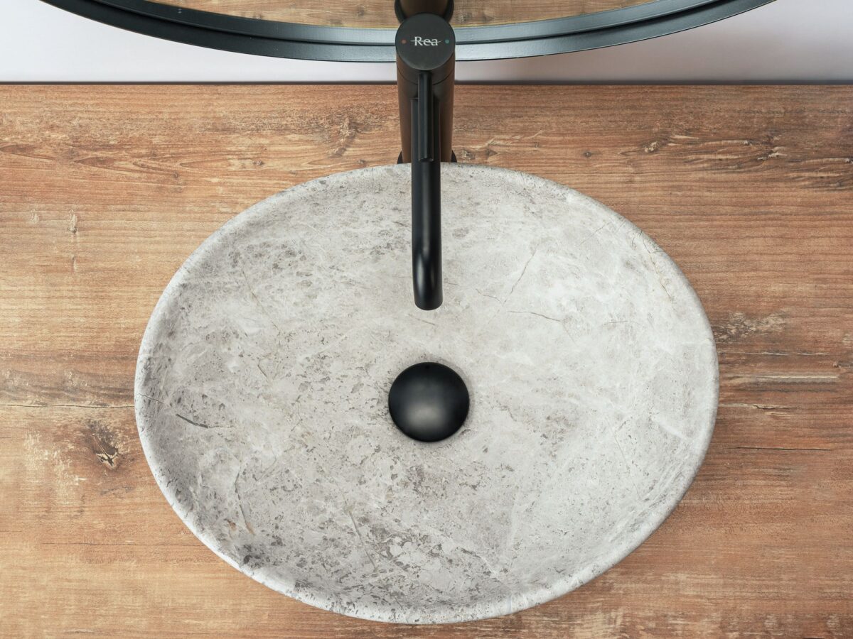 Lavoar pe blat Rea Sofia Light Stone - imagine 4