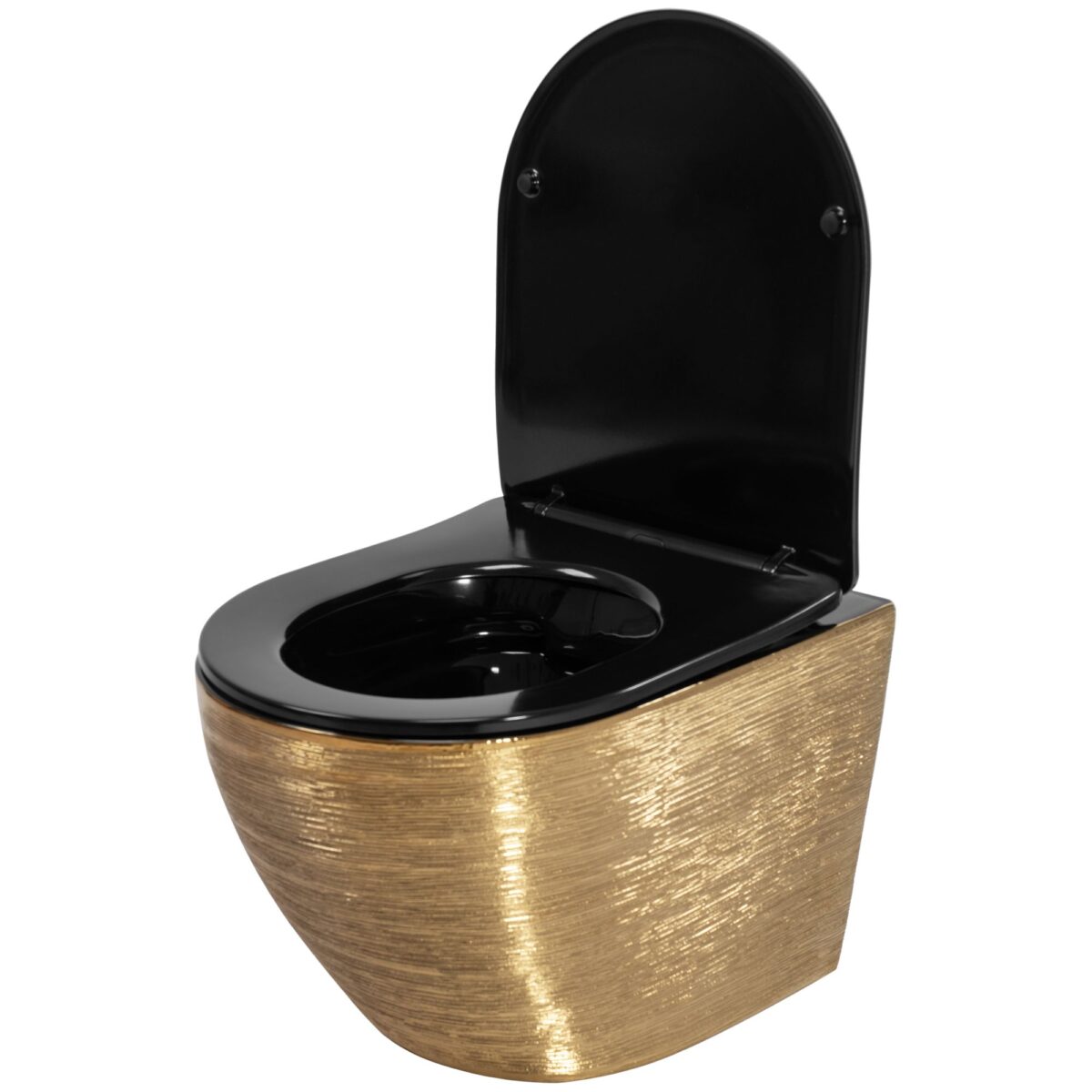 Vas WC Carlo Flat Brush Gold - imagine 4
