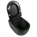 Vas Toaleta Calani Loyd Slim Black - imagine 2