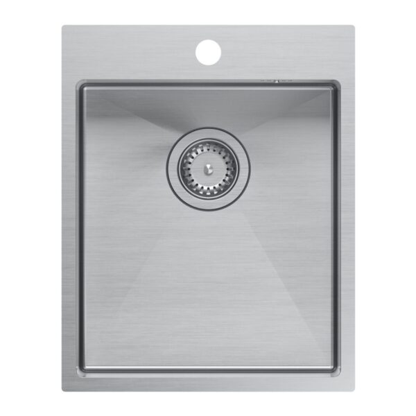 Chiuvetă inox RUSSEL 90 BRUSH NICKEL