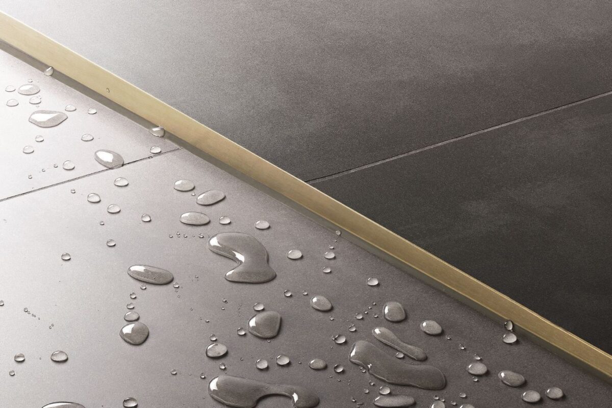 Profil de panta cadita de dus 100cm Brush Gold - imagine 8