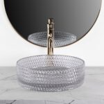 Lavoar pe blat Rea Cristal Light Grey