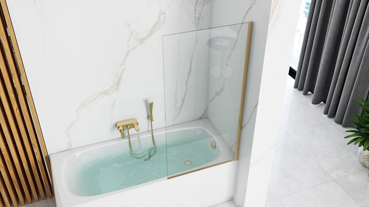 Paravan pentru cada Rea Elegant Gold 70 - imagine 2