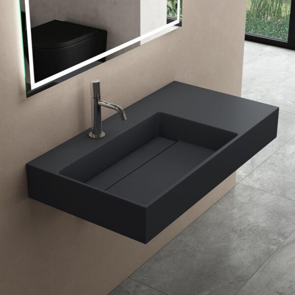 Lavoar pentru blat Archi 90 CM Grey MATT