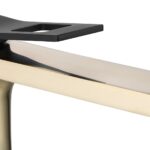 Baterie pentru baie REA SOUL Gold mat black  High