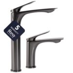 Baterie pentru baie Rea AVALON titanium High - imagine 4