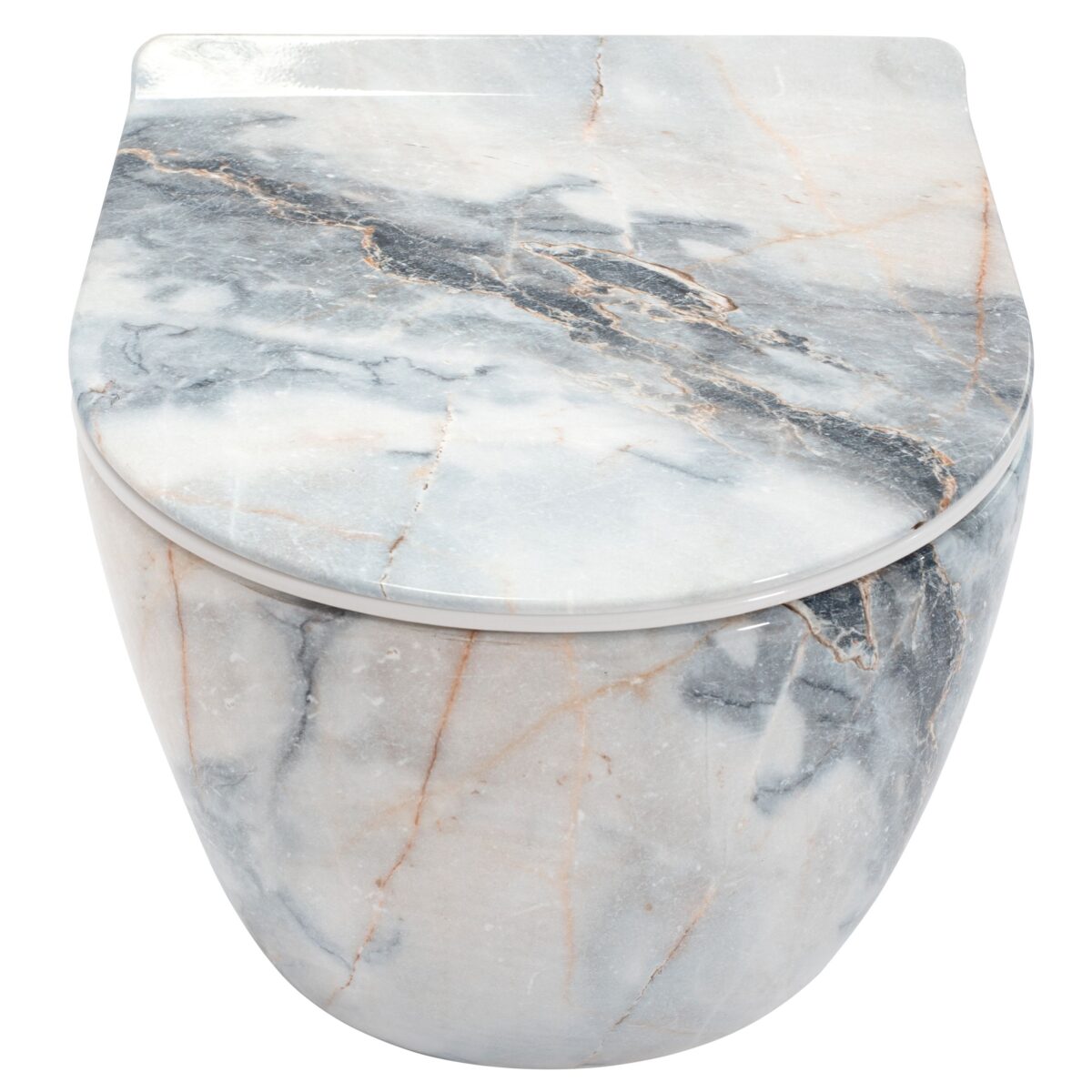 Vas Toaleta Rea Carlos Slim Granit Shiny N - imagine 1