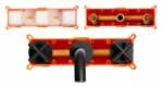 Baterie incastrata pentru lavoar REA EXIT black mat - imagine 4