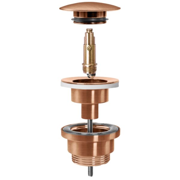 Dop pentru lavoar universal clic-clac Rea Copper Brush