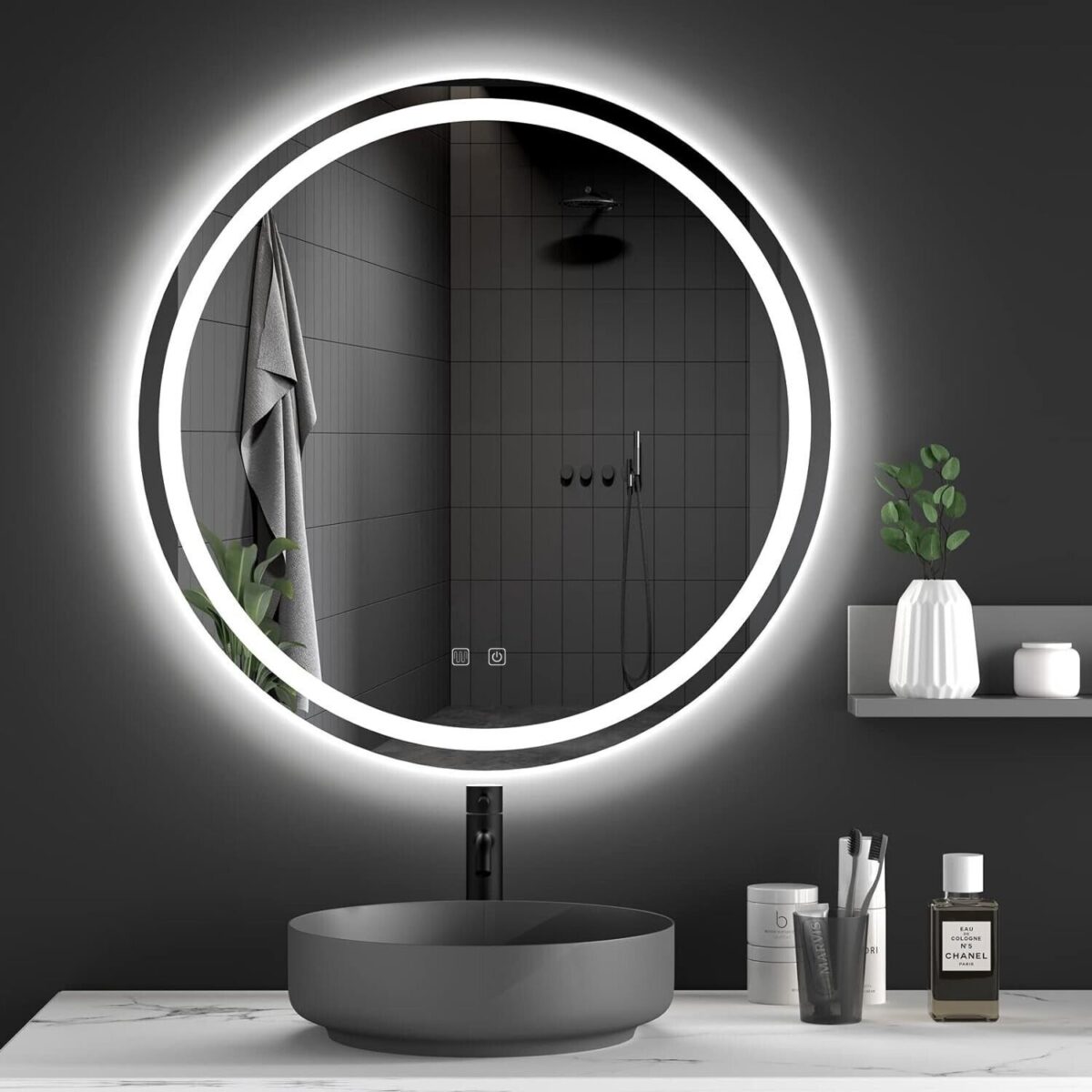 Oglindă LED  50cm BAS - imagine 1