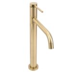Baterie pentru baie Rea Lugano Slim Brush Gold High - imagine 3