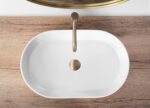 Lavoar pe blat Rea NADIA 60 WHITE MATT - imagine 2