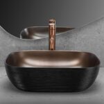 Lavoar pe blat Rea Belinda COPPER BRUSH / Black - imagine 2
