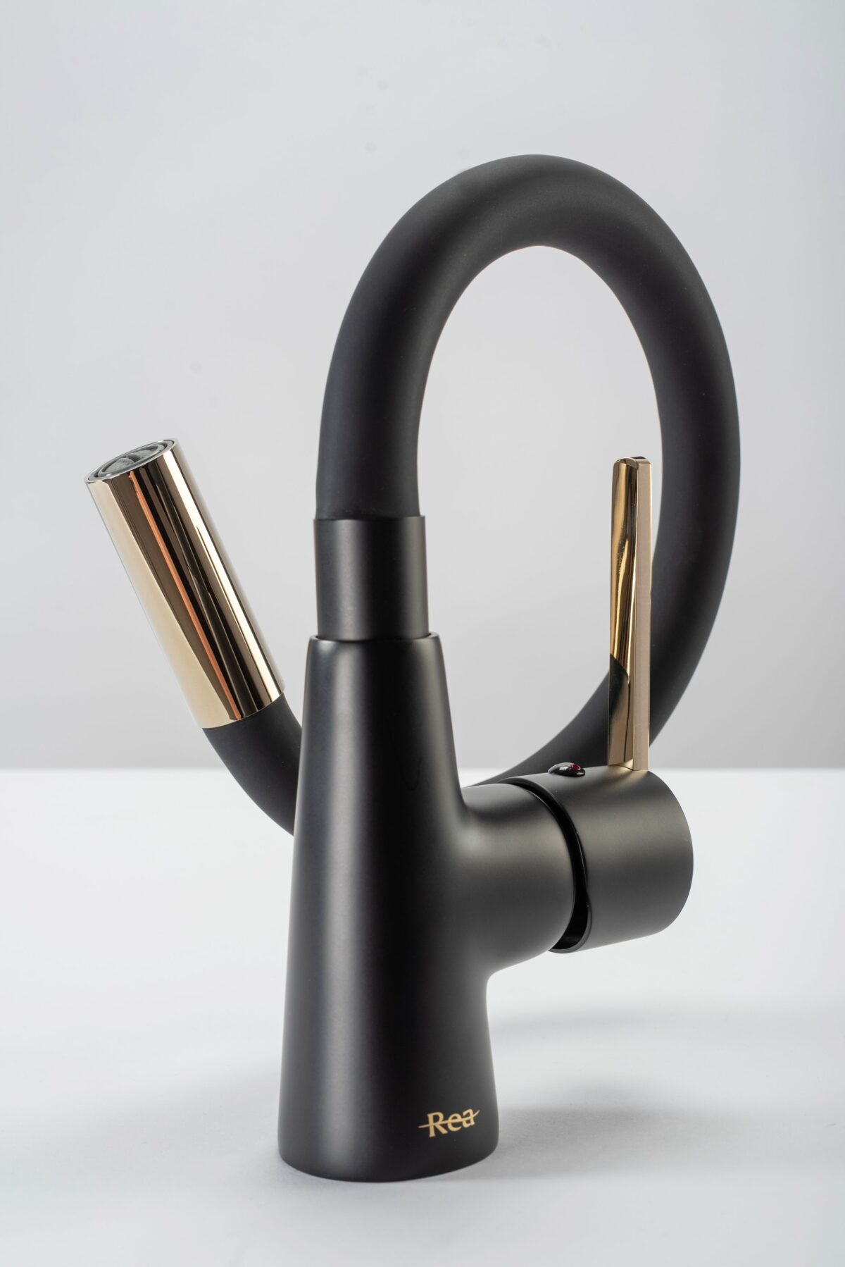Baterie bucatarie Rea ICON Black/Gold - imagine 1