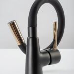 Baterie bucatarie Rea ICON Black/Gold