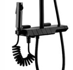 Coloana de dus cu termostat REA ROB Black